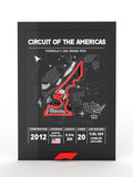 3D POSTER CIRCUITO DE LAS AMERICAS (EEUU) , FORMULA 1 RACER