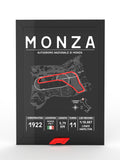3D POSTER CIRCUITO MONZA (ITALIA) , FORMULA 1 RACER